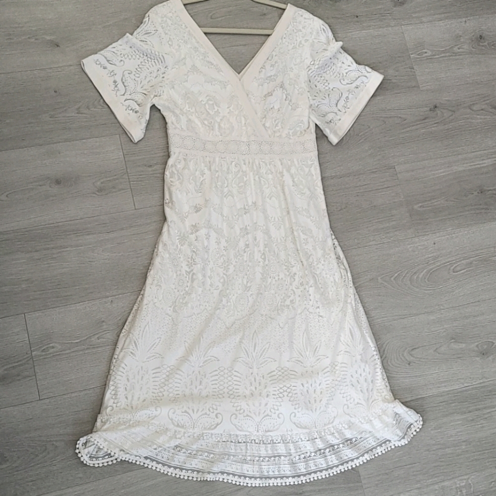 Farm Rio white dress